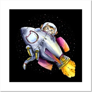 Kitty in Space Posters and Art